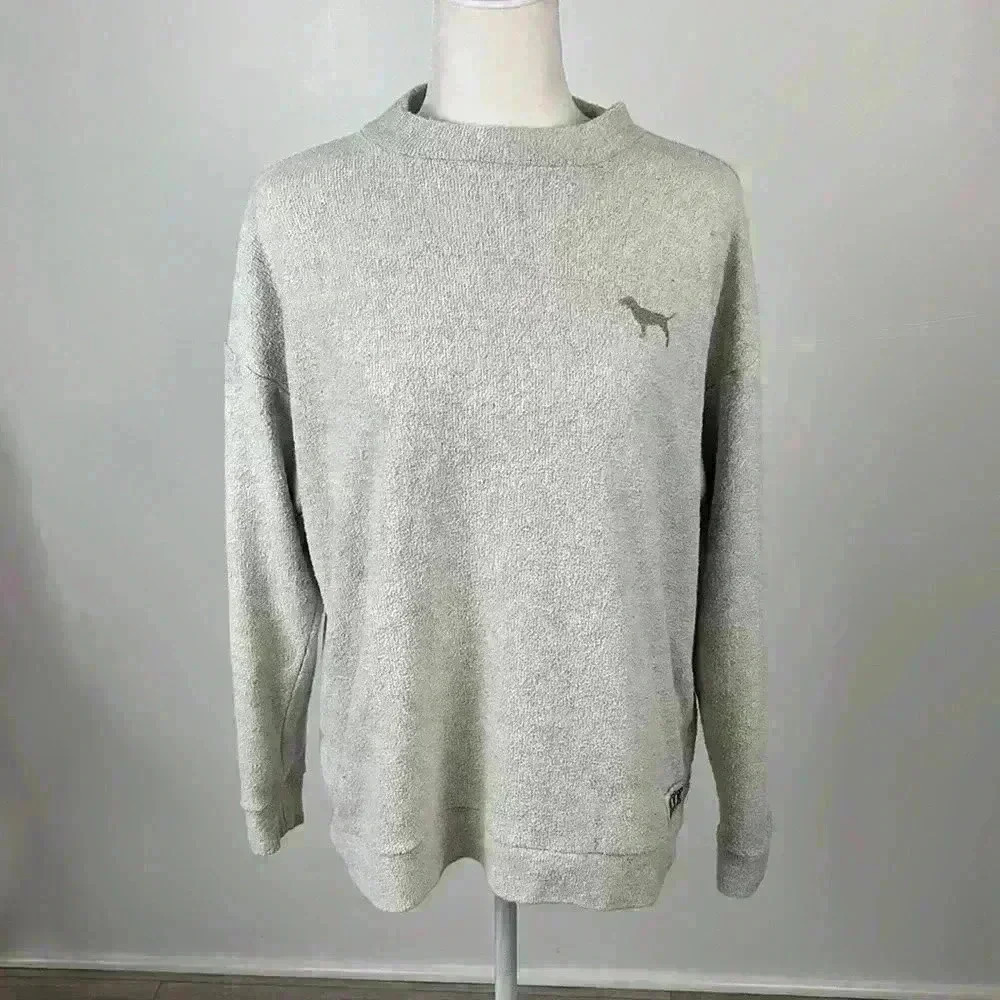 Victoria’s Secret PINK Tan Long Sleeve Pullover Size S